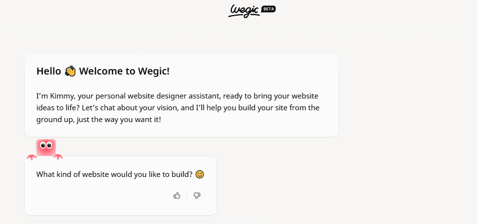 Overview of wegic an ai powered website builder