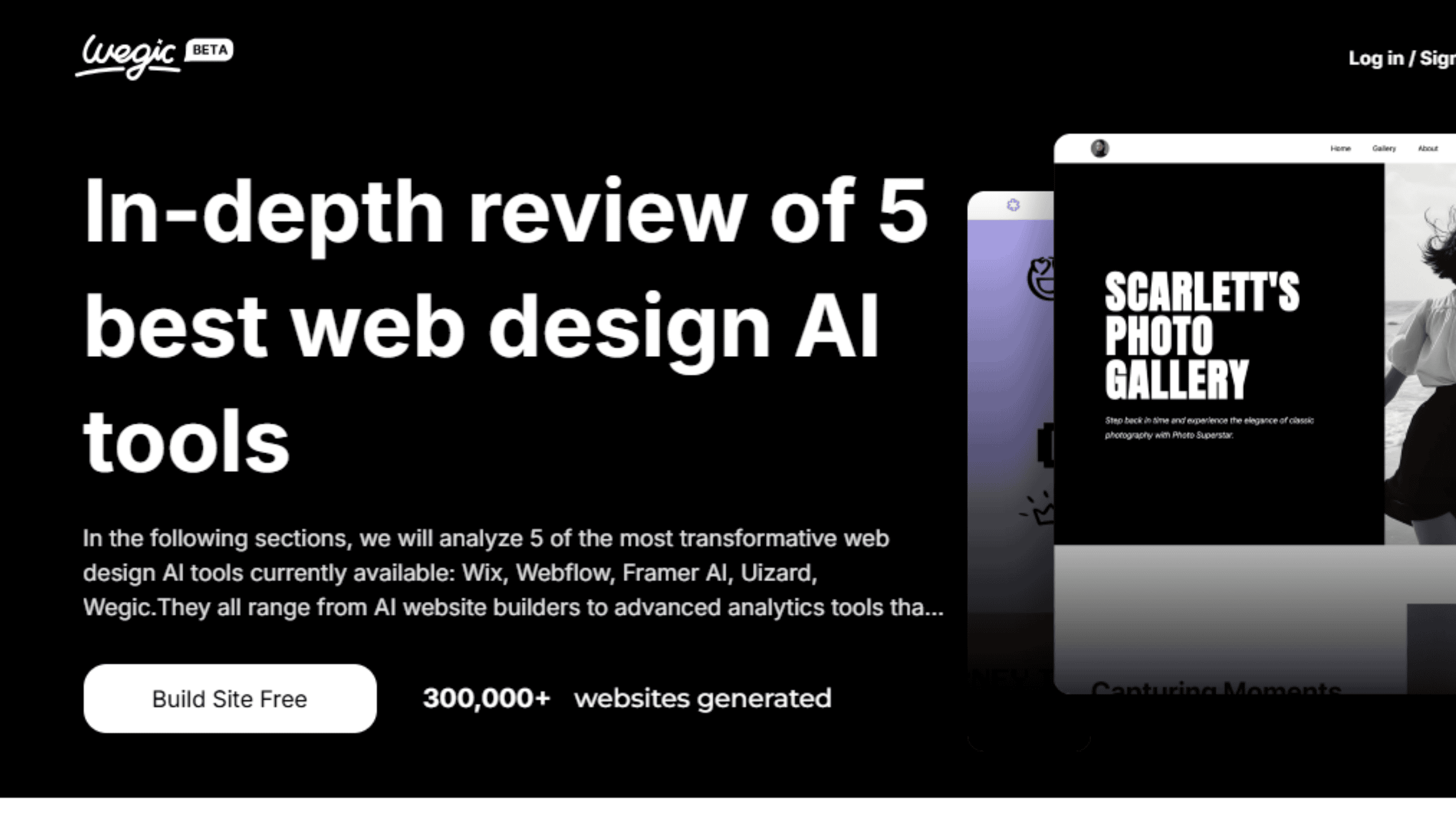 Wegic review: the best ai website builder for you?