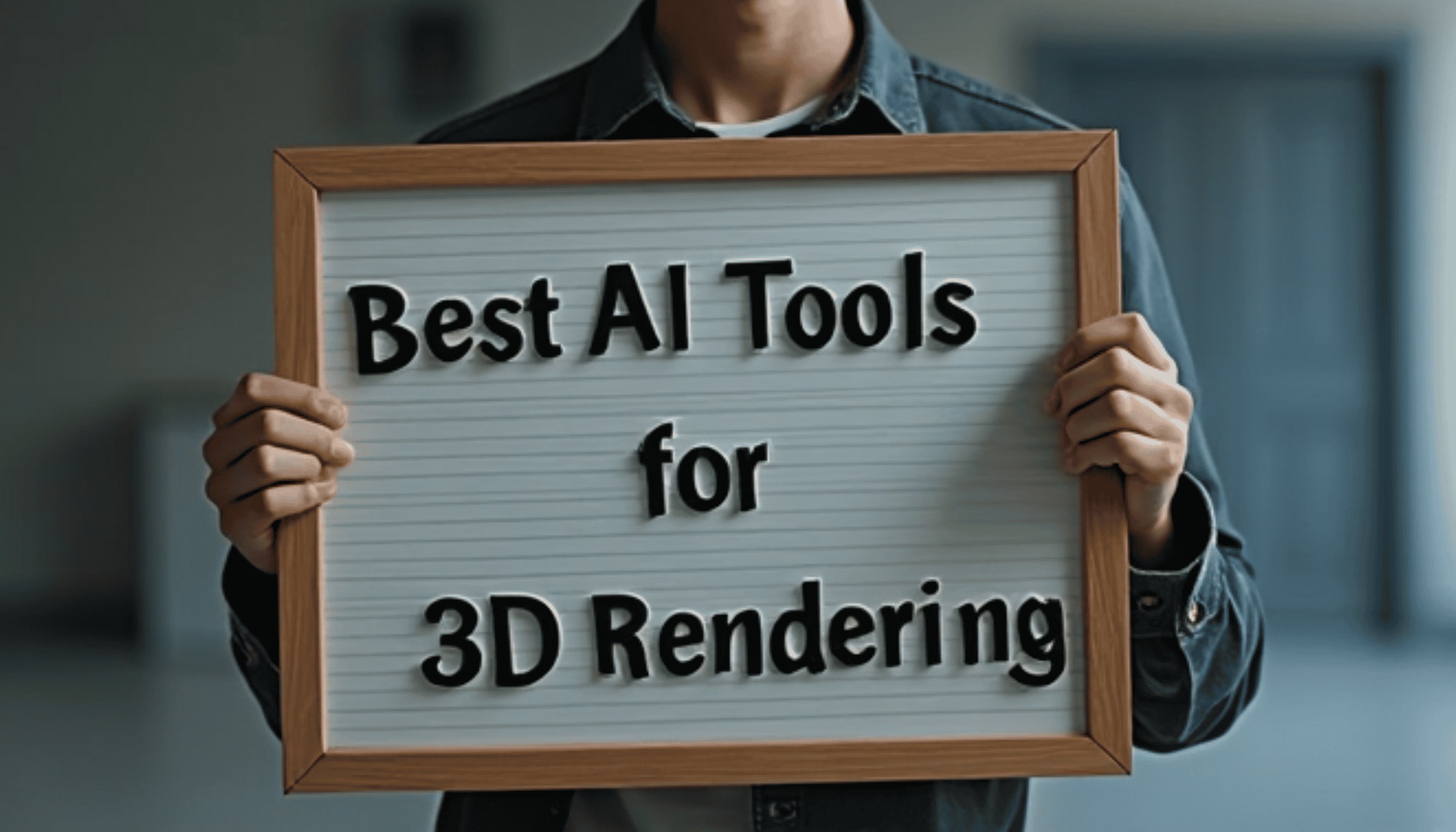 Best ai tools for 3d rendering