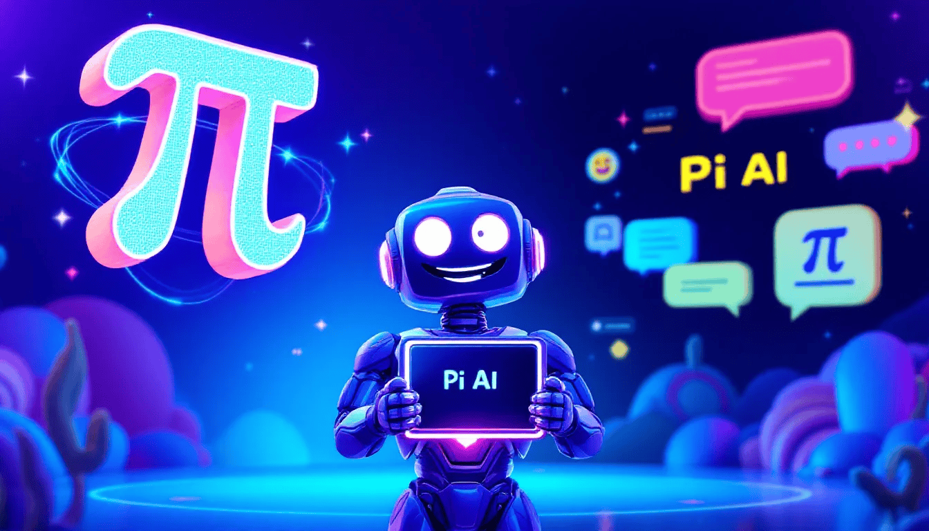 An illustration of initiating a chat with pi ai.