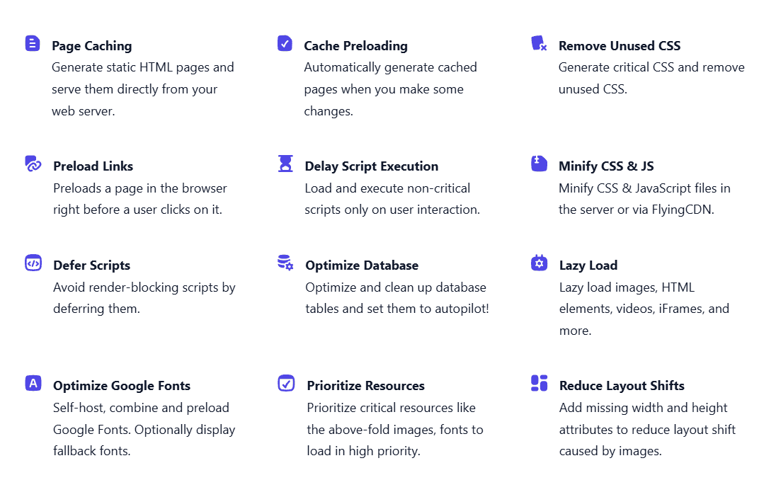 Key features of flyingpress