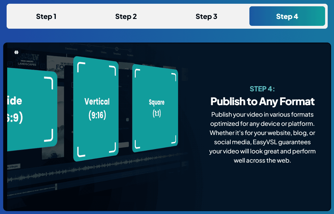 Step 4: export and publish