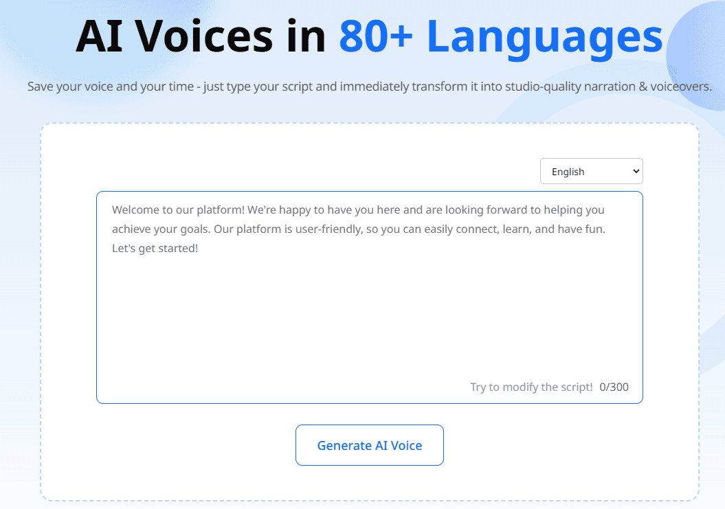 Text-to-speech technology