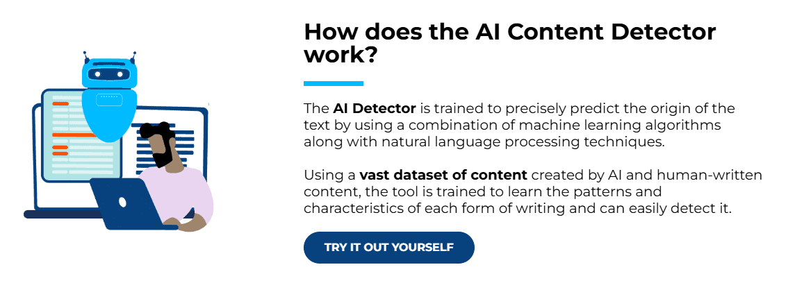 How crossplag ai content detector works