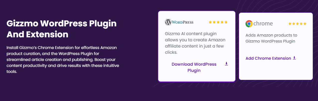 Installing the gizzmo ai wordpress plugin