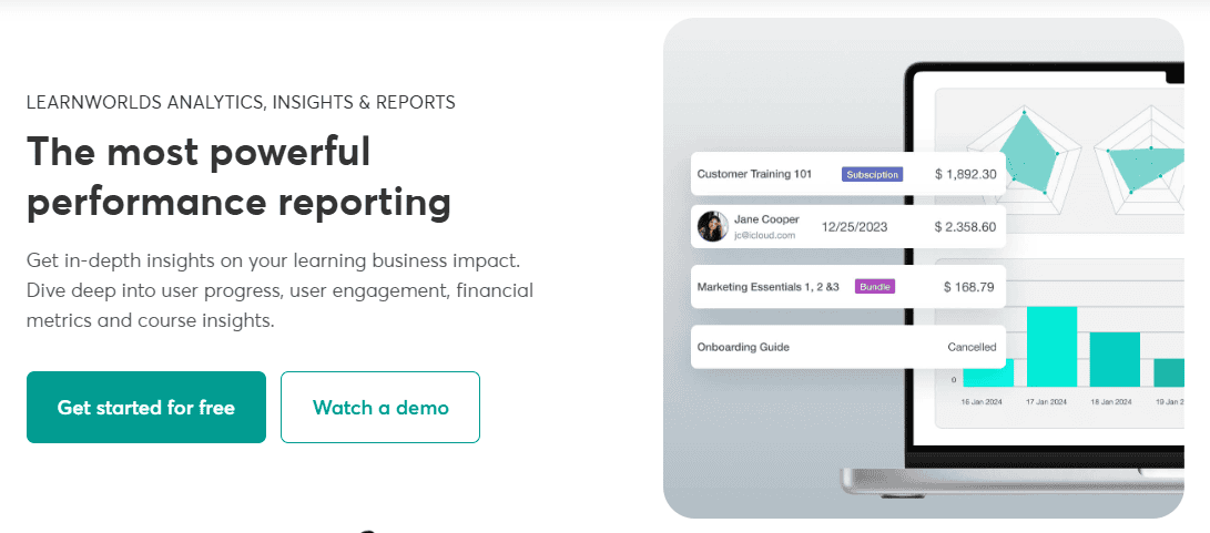 Reporting and analytics