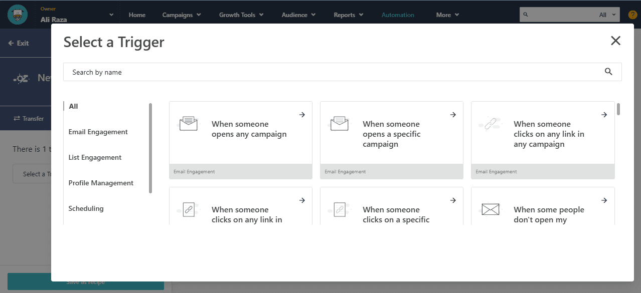 Moosend's advanced automation tools