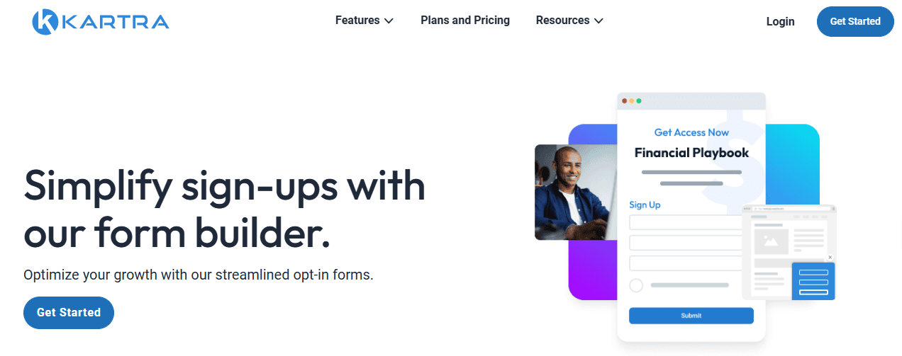 Drag and drop page builder