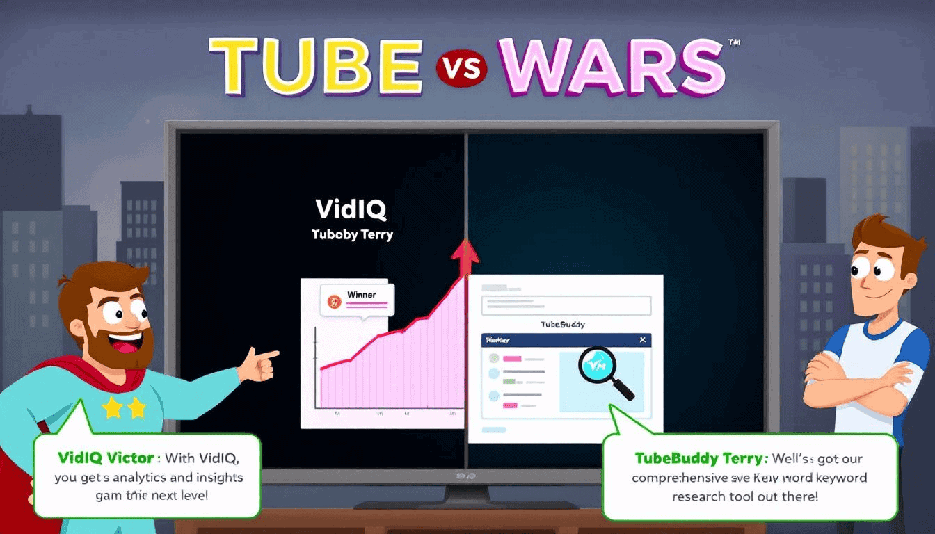 Pricing comparison of vidiq and tubebuddy.